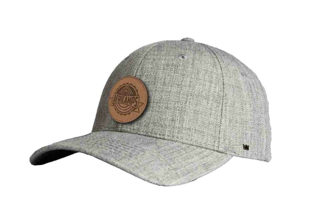africamps boutique glamping merchandise kids uflex cap grey melange